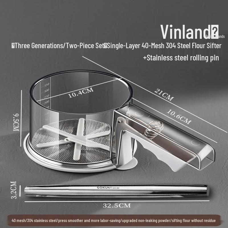 Handheld Semi-Automatic Flour Sifter