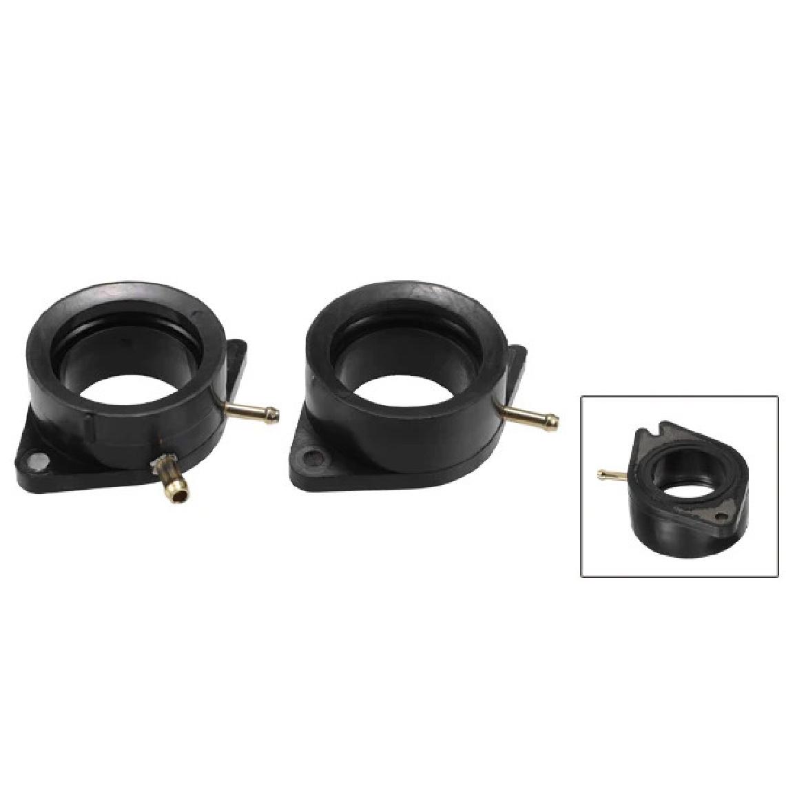 Motoforti Car Carburetor Intake Manifold Boot Kit for Yamaha 24M-13586-01 for Yamaha 1TA-13586-00 for Yamaha XV700 Virago 700