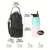 1pc Water Bottle Carrying Case, Zip Pocket Design, Crossbody Bag with Pockets, Walking Water Bottle Bag with Adjustable Shoulder Strap