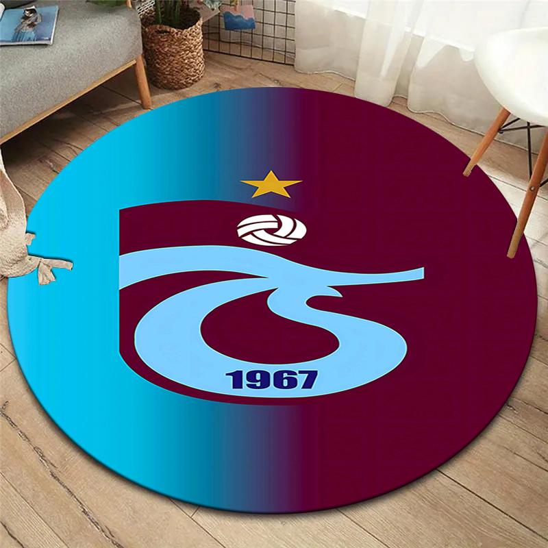 

Trabzonspor Round Area Rug,Carpet Rug for Living Room Bedroom Sofa Playroom Decor,Non-slip Floor Mat 80cmx80cm