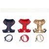 Fashion Plaid Style Pet Harness Vest and Leash Set Dog Vest Harness Dog Leash Adjustable Dog Chest Strap Pet Supplies