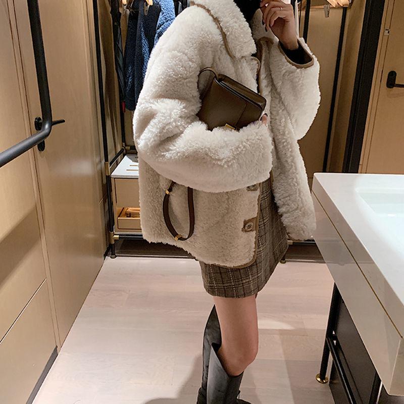 Plus Size Plaid Wool Skirt: High-Waist, Slimming A-Line for Autumn/Winter