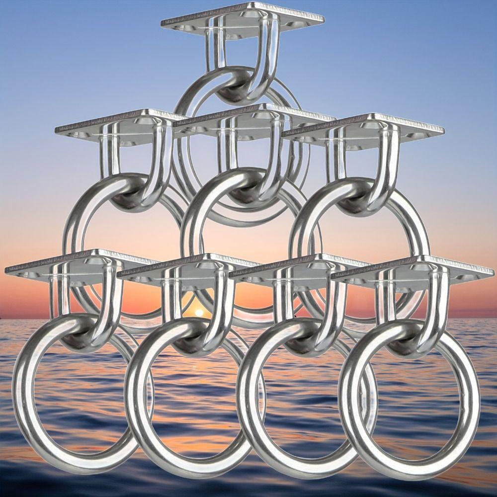 Wandmontierte Ösenschrauben Edelstahl Marine-Beschläge Beschläge Gartenhaus Haken Gartenhaus