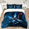 Ethereal Water Warrior Printed 3pcs Bedding Set Soft Microfiber 1 Duvet Cover And 2 Pillowcases Home Bedroom Decor Xmas Gift K1621