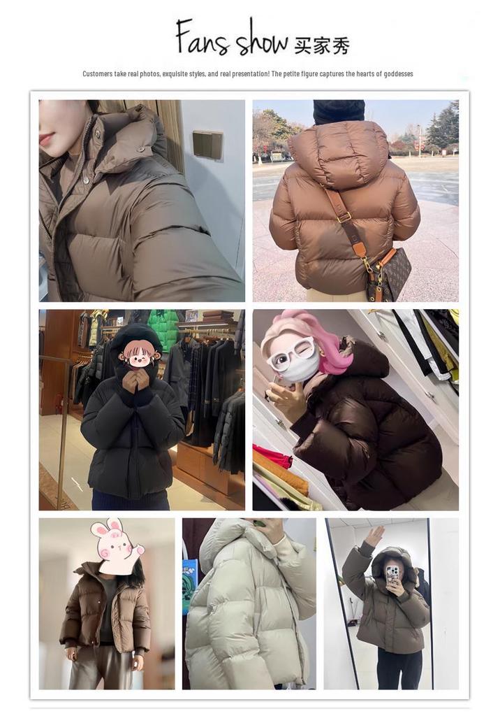 2026 Women's Winter Cotton Jacket: Short, Thick, Korean-Style Loose Fit Bread Coat