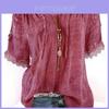 Elegant Summer Women's Chiffon Off-shoulder T-shirt Blouse For Casual Wear In Various Sizes
