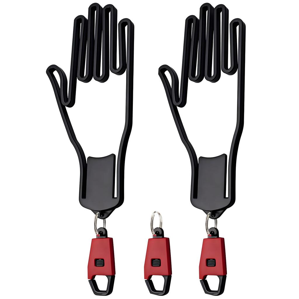 Athvcht Golf Glove Set of Glove hanger attaches to golf Prevents glove deformation and Hanger, 2. bag. drying. Unisex.