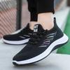 Summer new men's shoes fly-woven breathable sports casual shoes fashion versatile mesh cloth shoes medium shoes