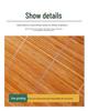 Cooling Bamboo Summer Pillowcase - Ice Silk & Rattan Mat for Adults