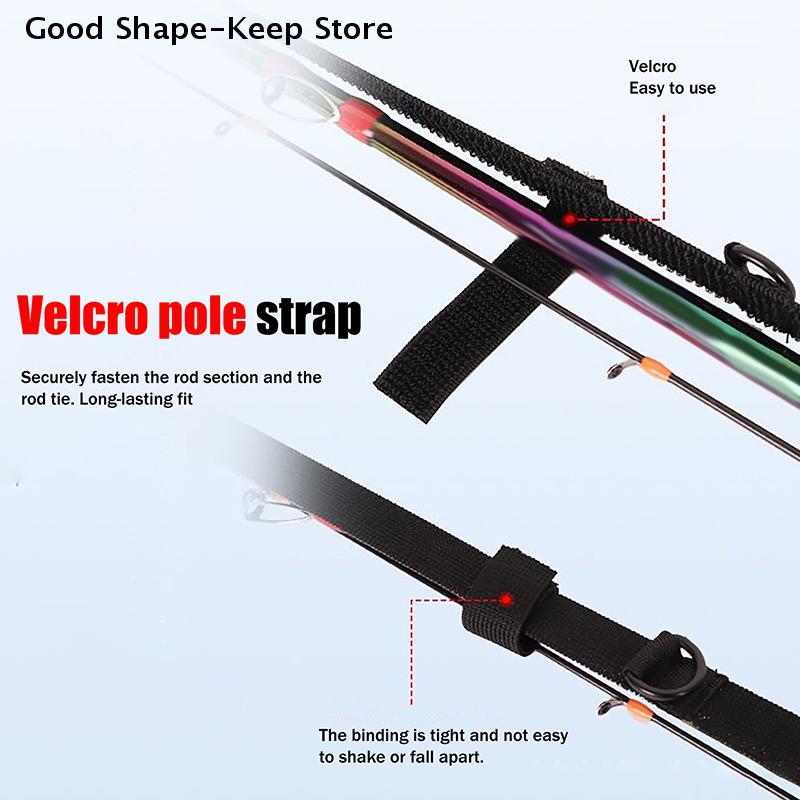 Adjustable Fishing Rod Storage Bag Portable Fishing Rod Shoulder Belt Fishing Rod Belt Protector Reel Fishing Accessories 1PC