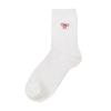 JASS6E041R2 Women's Ribbon-Point Mesh Mid-Calf Socks 2-Piece Set