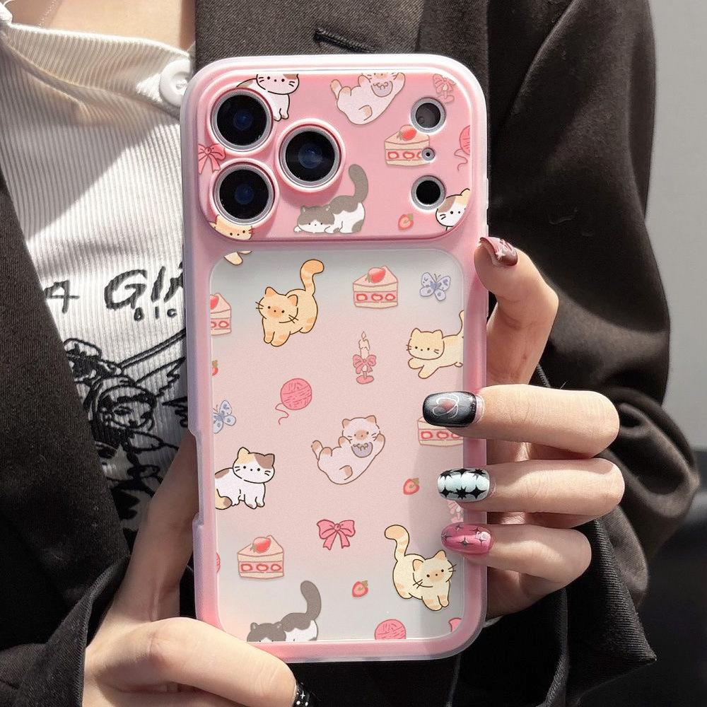 Cartoon cute little animals are suitable for iPhone17promax two-in-one mobile phone case, Apple 16 niche 15 generation
