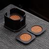 6Pcs Insulated Coasters Heat Insulation Rattan Mat Anti-scalding Non-slip Square Tea Cup Holder Multi-functional