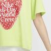 Nike SS24 Drop Shoulder Sleeve T Shirt Women's Green Yellow HQ1197-763