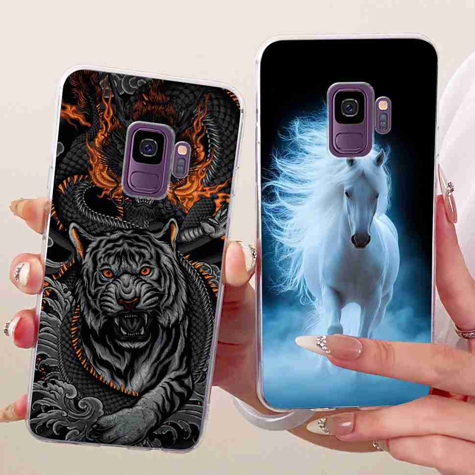 Protective Cases For Samsung Galaxy S9 Plus Soft Silicone Back Cover For Samsung S9Plus S9+ Summer Fresh Butterfly Shell Capa