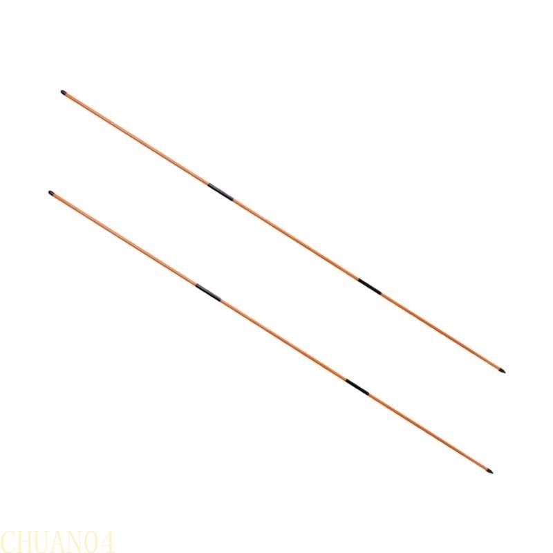 2Pack Collapsible Golf Alignment Stick Practice Rods Swing Trainer Foldable Posture Corrector with Tube Case Golf Training Tool