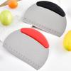 Stainless Steel Pastry Cutter Half Round Scraper Dough Bread Chopper Scale Pizza Cutter Comfortable Handle Kitchen Baking Tools