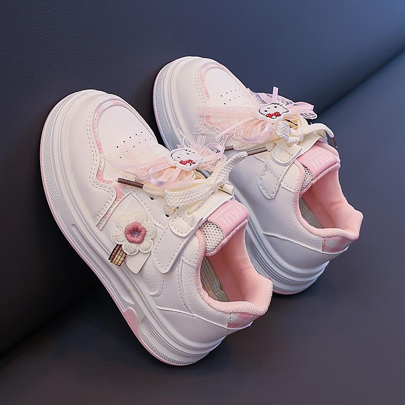 Girls  Cartoon Sports Shoes - 2026 Spring/Autumn Kids Casual Sneakers 28