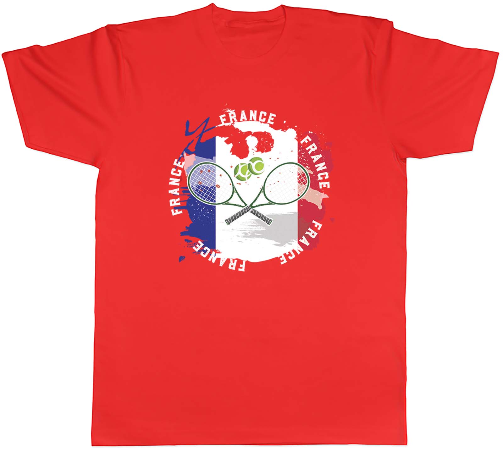 Tennis Sports With France Flag Unisexs Unisex TShirt Tee Gift S
