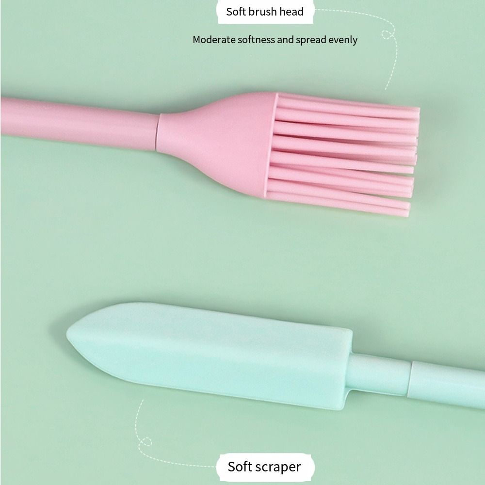 Digging Spoon Makeup Brushes Deep Bottle Scraper Silicone Telescopic Spatula Cosmetics Spoon