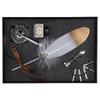 Feather Pen Vintage Writing Drawing Pen Replacement Nib Seal Empty Ink Bottle KitWhite