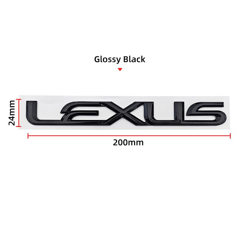3D Car trunk letter sticker Accessory For Lexus F SPORT GX460 Ct200h IS250 ES 220D IS200 Fsport GS GX IS LS LX NX RX UX CT LC RC