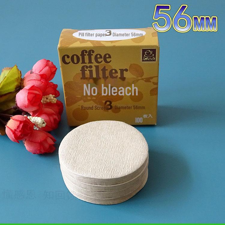 Round Coffee Filter Paper No. 369 for Moka Pot, Ice Drip, and Vietnamese Pour Over