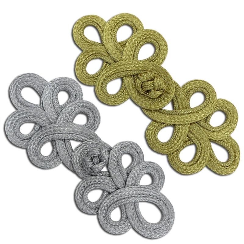 Cheongsam Frog Buttons Closure Sewing Fasteners for Sweater Coat Cheongsam Traditional Handcraft Accessories