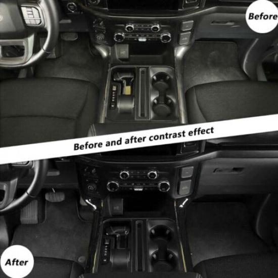 Car Gear Shift L Shape Strips Trim Decals Cover Molding For Ford F150 -2024