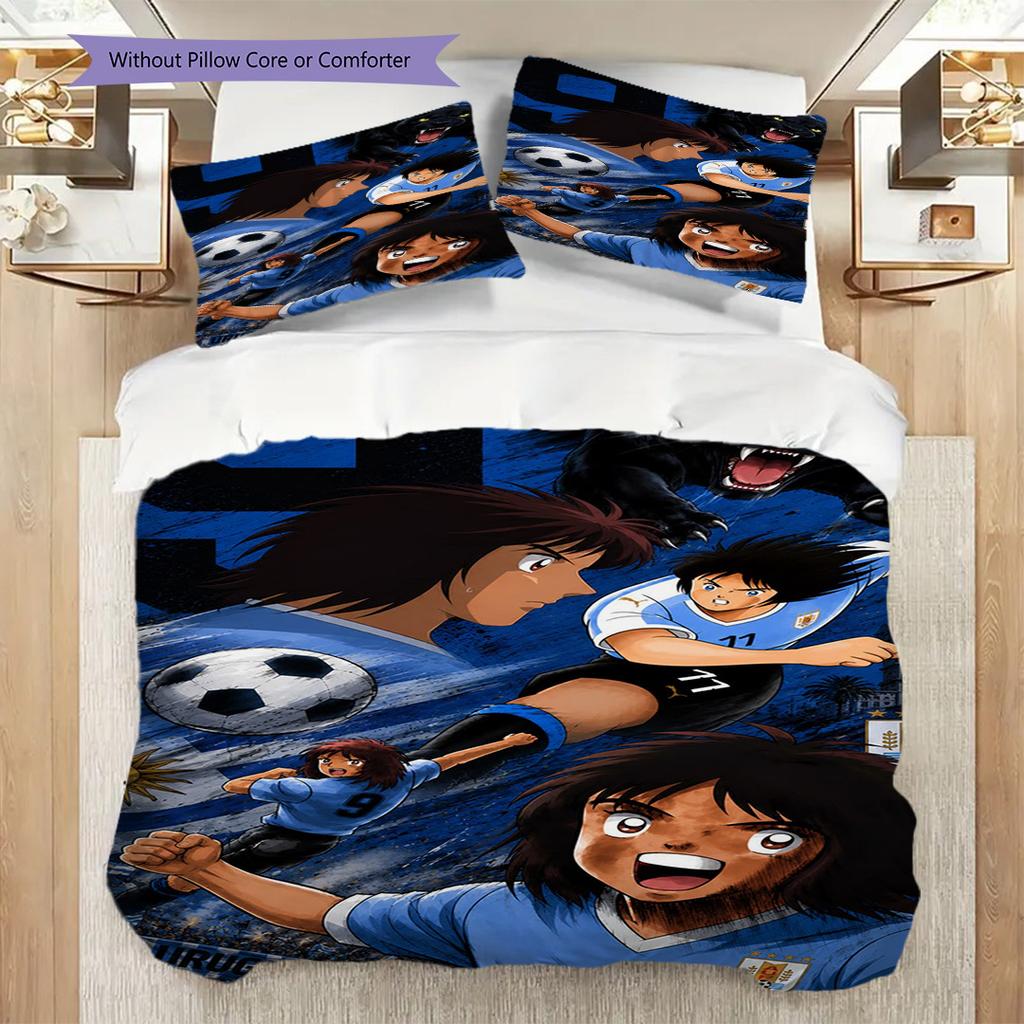 Football Dreams Dynamic Duo Bedding 1 Duvet Cover 2 Pillowcase Without Core Christmas Birthday Gift Duvet Cover And Pillowcase Bedding Set