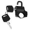 22mm Handlebars Universal Motorcycle Helmet Security Lock Padlock with 2 Keys