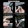 2Pcs 360 Degree Rotating Adjustable Car Blind Spot Rear View Mirror Wide Angle Mirror with Suction Cup Convex Round Mirror