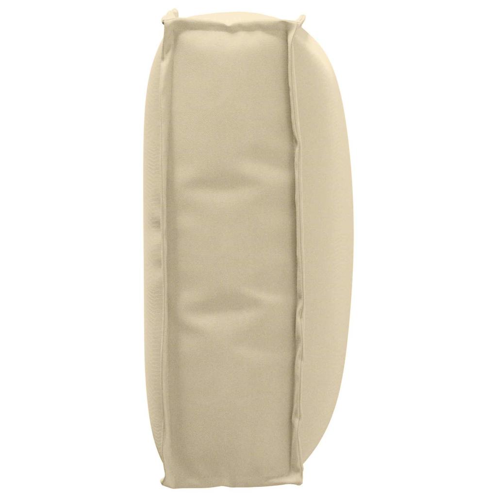 Beige Cushion 50 x 40 x 12 cm Oxford Fabric