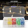 350PCS 3mm & 5mm Assorted Color LED Light Emitting Diode Assortment Kit