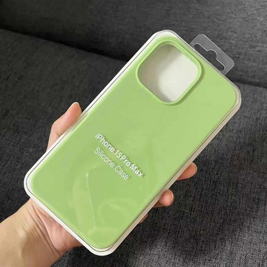 Ins Chic Liquid Silicone Full dekket Soft Gel Gummi Telefonveske Beskyttelsesdeksel For iPhone 16 15 14 Pro Max 14Plus 15Plus XR XS Max 11 12 13 Pro Max