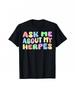 A Funny Memeraphic, Humorousagift,  Ask Me About My Herpes,   a Non-adult Joke, Medium Size, Round-n