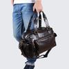 Men's Trendy PU Leather Crossbody Shoulder Bag - Large Capacity Travel Handbag