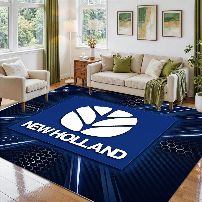 New Holland Design Crystal Velvet Rug Soft Decorative Mat for Bedroom Entrance