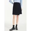2025 Autumn/Winter Women's Luxury Deep Gray Irregular Slimming Hip-Wrap Short Skirt