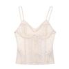 2025 Spring/Summer Women's Sexy Lace V-Neck Backless Slim-Fit Camisole