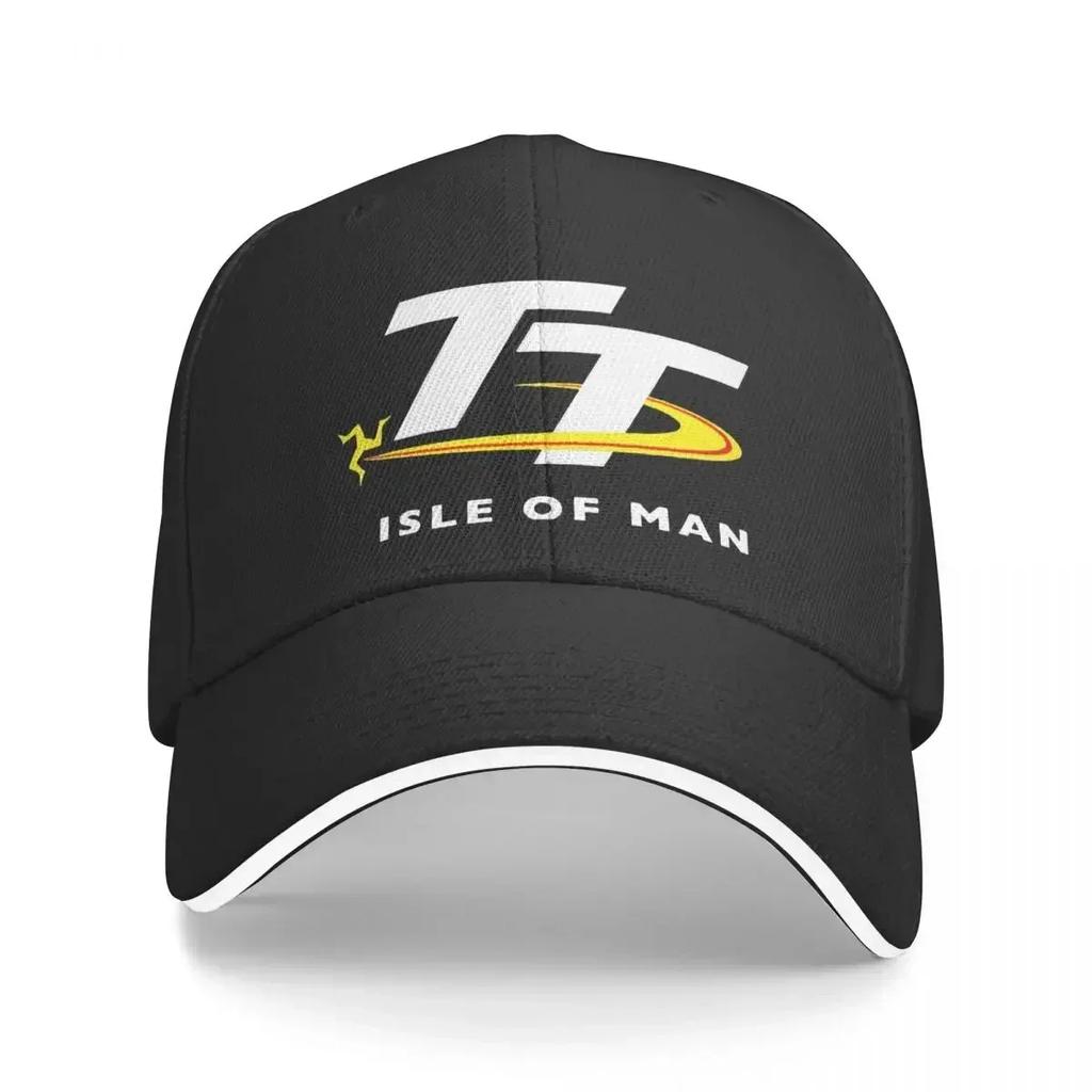 Isle of Man TT Rennen Manx Baseballkappe Vintage Sandwich-Kappen für Männer Frauen Verstellbare Dad Hat Reise Geschenk