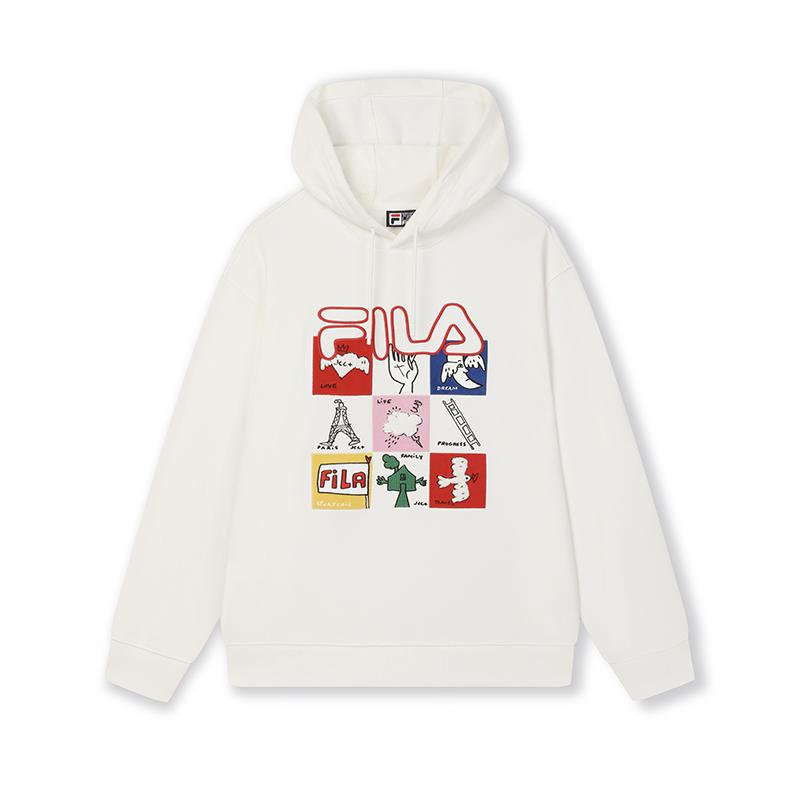 FILA ORIGINALE Sweatshirt Unisex Cloud White F11U519204F-WT 175/96A/L
