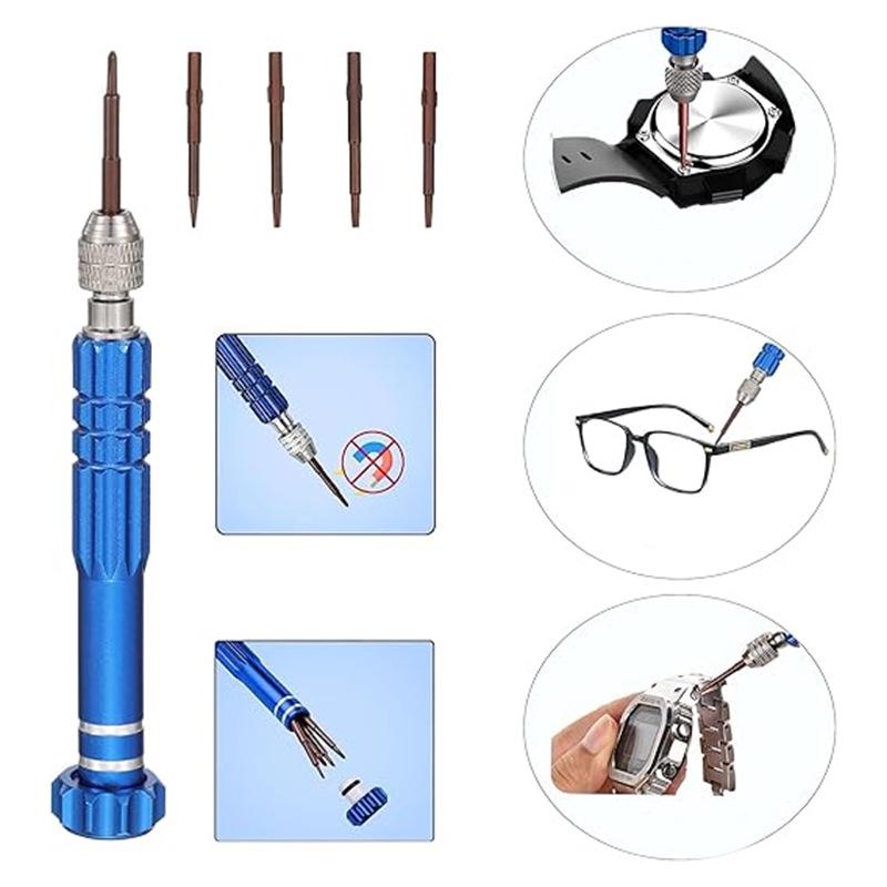 32-Piece Watch and Phone Repair Tool Kit with Strap Remover and Shortening Cutter