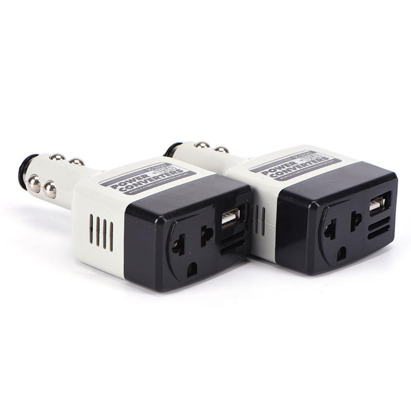 Auto Charger Adapter Dc 12V To Ac Converter 220V Mobile Charger Power With Usb