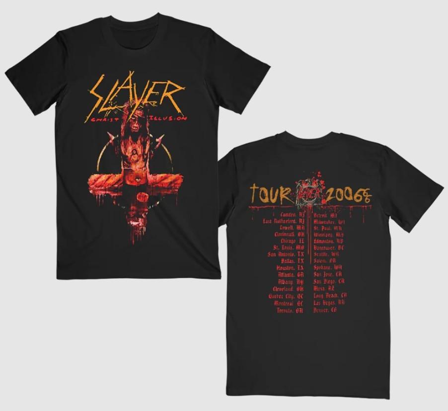 Comfort Colors Slayer Unholy Alliance Tour 2006 T-shirt Size S-5XL Unisex T-Shirt XXL
