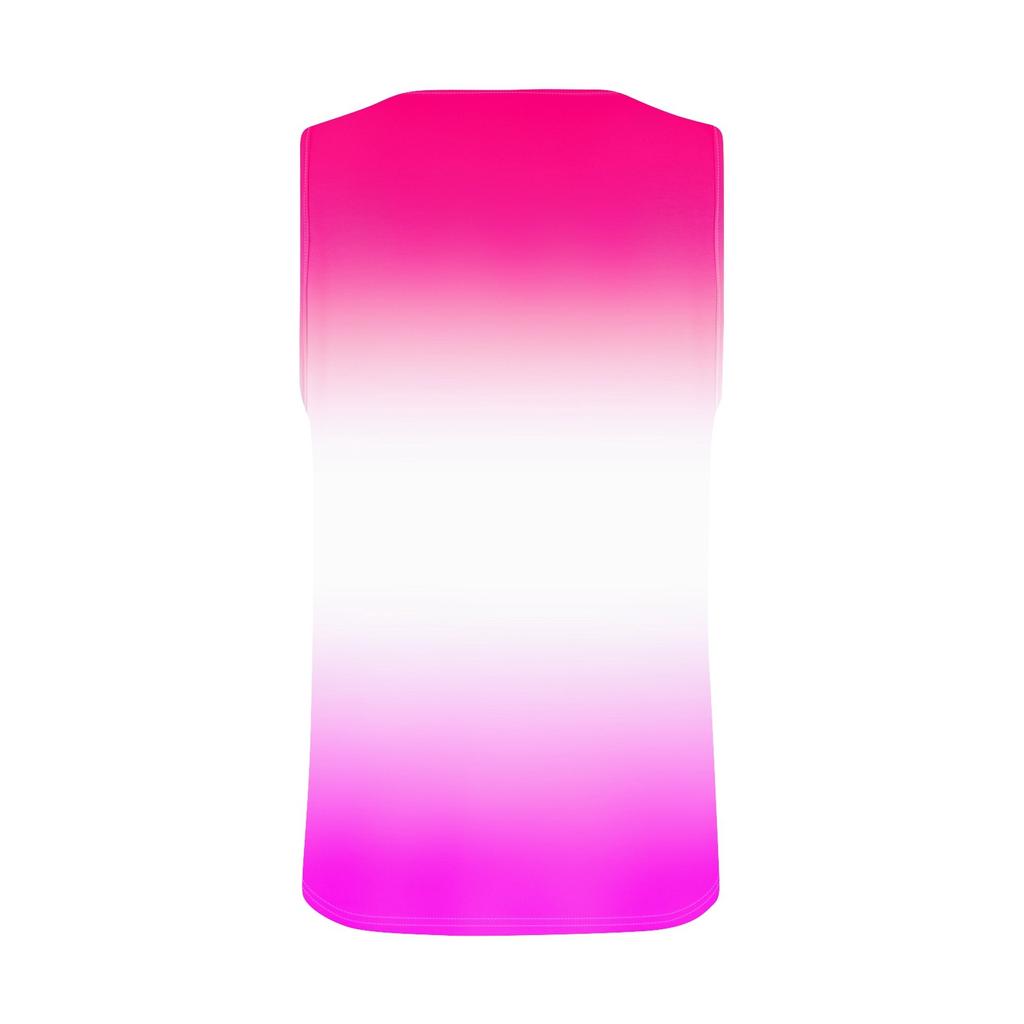 Summer Tank Tops For Women Pleated Square Neck O Ring Shoulder Sleeveless Printing Top Casual Loose Fit Trendy Blouse