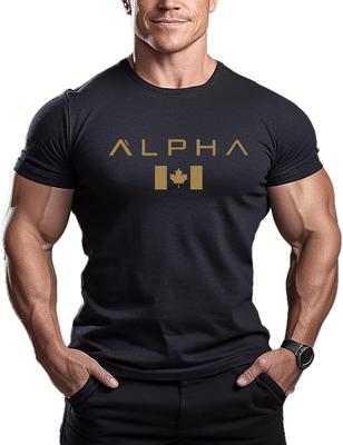 ReedCA Alpha CA - Mens Bodybuilding T-Shirt - Gym Training Top Fashion Short Sleeve