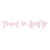 2/4/6/8Pcs Trust in God Rearview Mirror Stickers Strong Stickiness Waterproof Self Adhesive Car Decals Automotive Exterior Decals