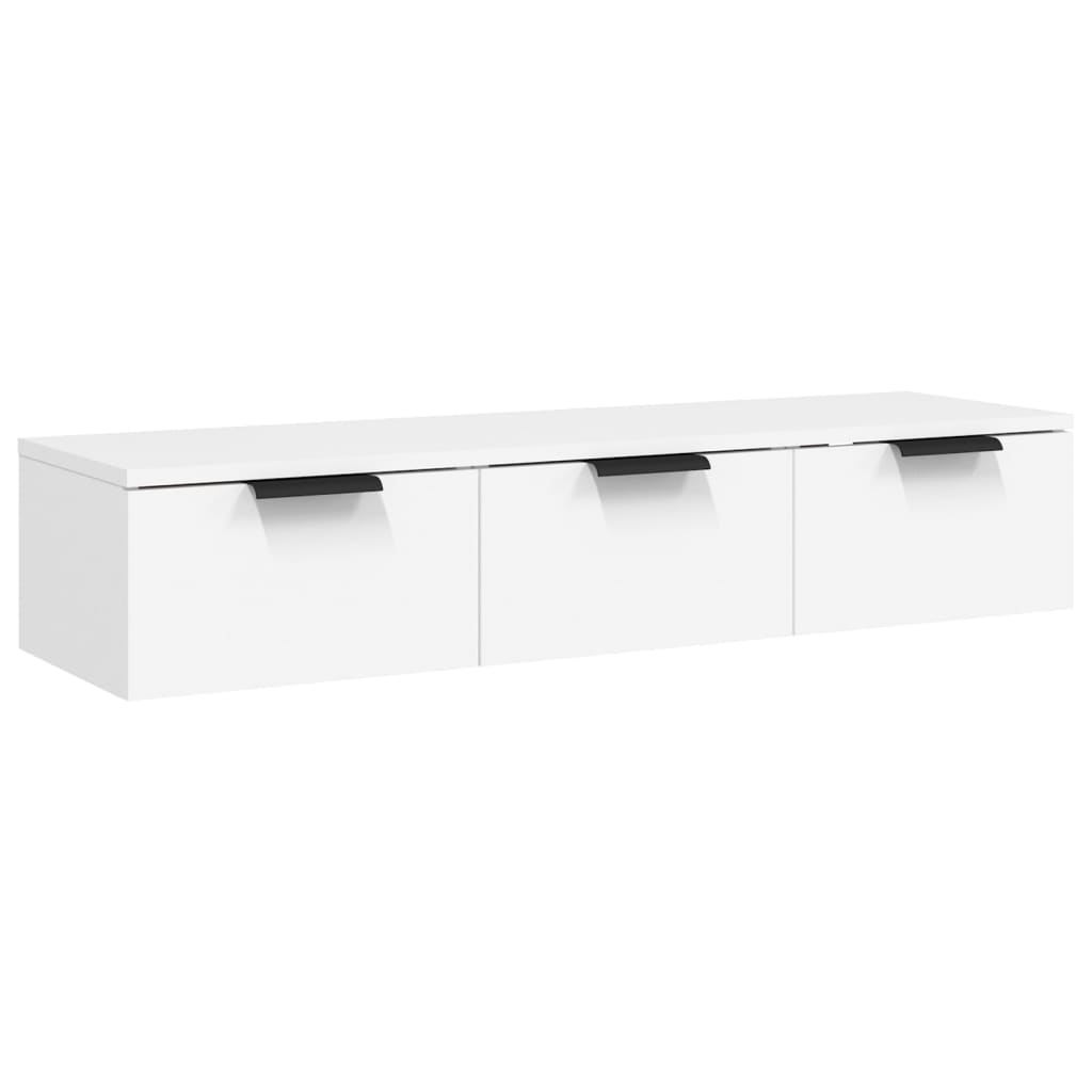 Wandschrank Weiß 102 x 30 x 20 cm Spanplatte