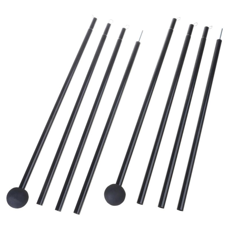 

2Pcs Beach Tent Poles Replacement Folding Light Weight Canopy Poles Adjustable Length Outdoor Awning Support Poles 1